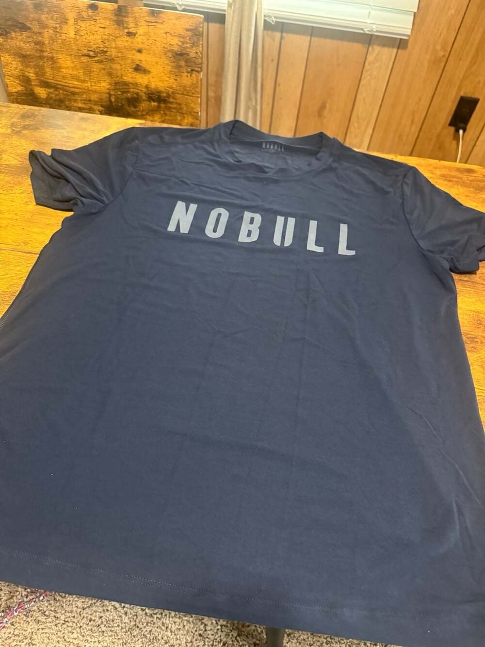 Nobull Men's Performance Logo T-Shirt in Navy